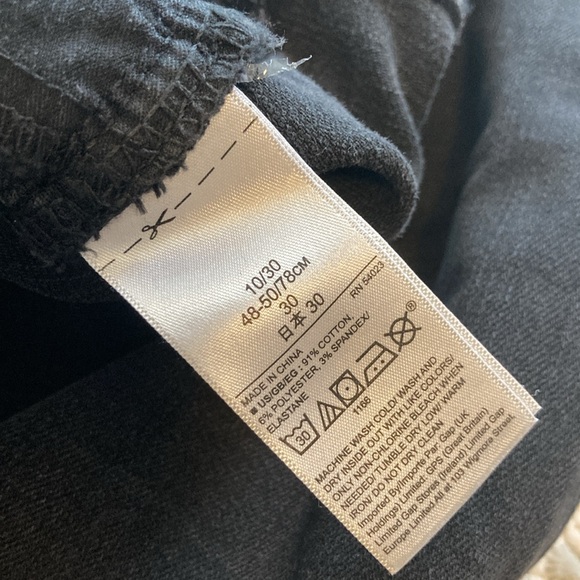 GAP Sky High waist True Skinny Ankle Jeans with Secret Smoothing Pockets 10 / 30 - Picture 6 of 6